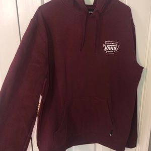 Vans maroon sweatshirt